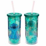Lilo and Stitch Tropical Tumbler with Straw