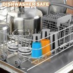 Rommeka 12oz Kids Tumblers with Lids & Straws