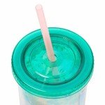 Lilo and Stitch Tropical Tumbler with Straw