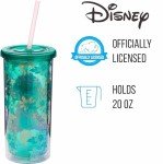 Lilo and Stitch Tropical Tumbler with Straw
