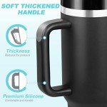 40 oz Insulated Tumbler with Handle & Straw
