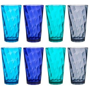 Coastal Color 20oz Reusable Acrylic Tumblers Set
