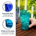 Coastal Color 20oz Reusable Acrylic Tumblers Set