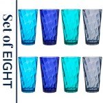 Coastal Color 20oz Reusable Acrylic Tumblers Set