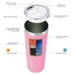 Light Pink 20oz Slim Insulated Coffee Tumbler