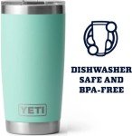 YETI 20 oz Seafoam Stainless Steel Tumbler