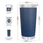 20 oz Stainless Steel Insulated Travel Tumbler
