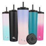 Pastel Sunset 34 Oz Insulated Tumbler with Lid