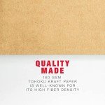 Kraft Wine Gift Bags for Tumblers - 24 Pack