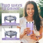 YEBTS 20 oz Insulated Stainless Steel Tumbler