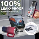 40 oz Insulated Tumbler with Lid and Straw