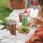 12 Pack Insulated 30oz Stainless Steel Tumblers
