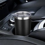 20oz Insulated Stainless Steel Travel Tumbler - Black