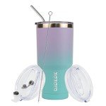 30oz Stainless Steel Insulated Tumbler with Straw