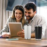 Black 20 oz Insulated Travel Tumblers - 6 Pack