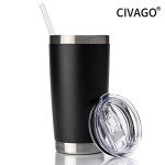 CIVAGO 20oz Insulated Travel Coffee Tumbler Cup