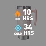 40 oz Insulated Tumbler with Handle & Straw