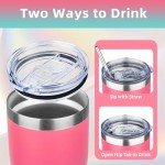 20oz Insulated Coffee Tumbler with Lid & Straw