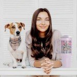 Dog Mom 40 oz Stainless Steel Tumbler with Straw