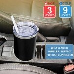 CIVAGO 20oz Insulated Travel Coffee Tumbler Cup