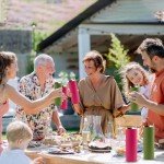 Set of 4 Pink Insulated 20oz Tumblers with Straws