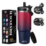 30/40 oz Insulated Tumbler with Straw and Lid