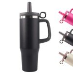 40oz Insulated Stainless Steel Tumbler with Straw