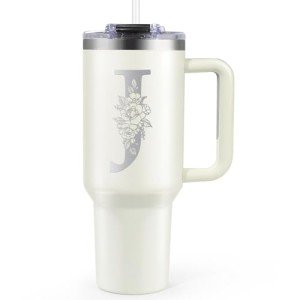 Personalized 40oz Monogrammed Tumbler for Women