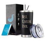 JENVIO Best Cousin Ever Stainless Steel Tumbler