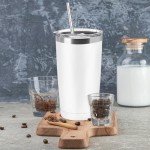 16 Pack 20oz Insulated Stainless Steel Tumblers