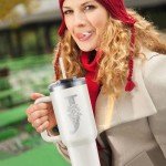 Personalized 40oz Monogrammed Tumbler for Women