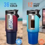 30/40 oz Insulated Tumbler with Straw and Lid