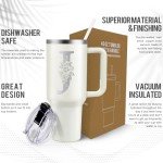 Personalized 40oz Monogrammed Tumbler for Women