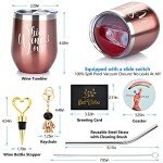 Gold 12 oz Wine Tumbler Set for All Occasions