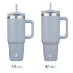 Konokyo 40 oz Lavender Insulated Tumbler with Handle