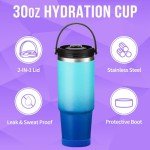 30/40 oz Insulated Tumbler with Straw and Lid