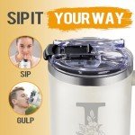 Personalized 40oz Monogrammed Tumbler for Women