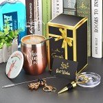 Gold 12 oz Wine Tumbler Set for All Occasions
