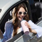 COKTIK 24oz Insulated Tumbler with Lids - Blush