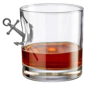 BenShot Anchor Rocks Glass - 11oz Whiskey Tumbler
