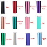 Custom Engraved 20 oz Skinny Tumblers with Lids