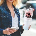 Dinosaur Travel Cup for Mom - 40 Oz Tumbler