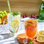 Double Wall Glass Coffee Mugs Set of 2