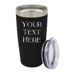 Customized Stainless Steel Travel Tumbler - 20 oz