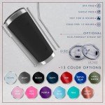 Custom Stainless Steel 20 oz Tumbler - 13 Designs