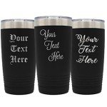 Customized Stainless Steel Travel Tumbler - 20 oz