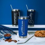 Custom Stainless Steel 20 oz Tumbler - 13 Designs
