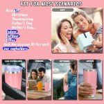 20 oz Insulated Stainless Steel Travel Tumbler - Pink