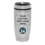 Custom Stainless Steel Tumblers - 16 oz, Set of 24