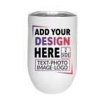 Custom Photo Wine Tumbler - Perfect Gift 12oz